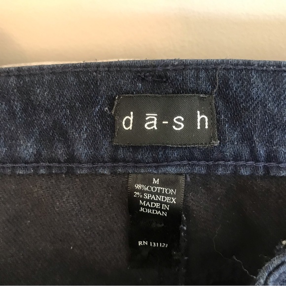 DASH | Stretchy Dark Wash Straight Legged Blue Jeans - Picture 4 of 9